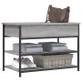 Banco zapatero madera de ingeniería gris Sonoma 70x42,5x50 cm by , Benches for halls and storage - Ref: Foro24-839031, Price:...