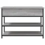 Banco zapatero madera de ingeniería gris Sonoma 70x42,5x50 cm by , Benches for halls and storage - Ref: Foro24-839031, Price:...