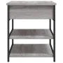 Banco zapatero madera de ingeniería gris Sonoma 70x42,5x50 cm by , Benches for halls and storage - Ref: Foro24-839031, Price:...