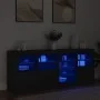 Aparador con luces LED negro 164x37x67 cm by , Sideboards - Ref: Foro24-3209052, Price: 235,45 €, Discount: %