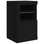Aparador con luces LED negro 164x37x67 cm de , Aparadores - Ref: Foro24-3209052, Precio: 241,04 €, Descuento: %