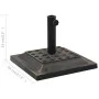 Base de sombrilla cuadrada de poliresina 12 kg bronce de vidaXL, Bases para sombrillas - Ref: Foro24-45207, Precio: 54,12 €, ...