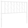 Cabecero de metal blanco 107 cm de , Cabeceros y pies de cama - Ref: Foro24-374516, Precio: 23,03 €, Descuento: %
