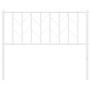 Cabecero de metal blanco 107 cm de , Cabeceros y pies de cama - Ref: Foro24-374516, Precio: 23,03 €, Descuento: %