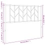 Cabecero de metal blanco 107 cm de , Cabeceros y pies de cama - Ref: Foro24-374516, Precio: 23,03 €, Descuento: %