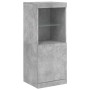 Aparador con luz LED 3 pzas madera de ingeniería gris hormigón de , Aparadores - Ref: Foro24-3209103, Precio: 217,28 €, Descu...