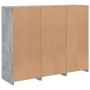 Aparador con luz LED 3 pzas madera de ingeniería gris hormigón de , Aparadores - Ref: Foro24-3209103, Precio: 217,28 €, Descu...