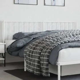 Kopfteil aus weißem Metall, 193 cm von , Kopf- und Fußteile - Ref: Foro24-374523, Preis: 33,95 €, Rabatt: %