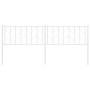Cabecero de metal blanco 193 cm de , Cabeceros y pies de cama - Ref: Foro24-374523, Precio: 34,36 €, Descuento: %