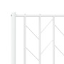 Cabecero de metal blanco 193 cm de , Cabeceros y pies de cama - Ref: Foro24-374523, Precio: 34,36 €, Descuento: %