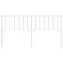 Cabecero de metal blanco 160 cm de , Cabeceros y pies de cama - Ref: Foro24-374521, Precio: 32,91 €, Descuento: %
