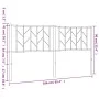 Kopfteil aus weißem Metall, 160 cm von , Kopf- und Fußteile - Ref: Foro24-374521, Preis: 32,43 €, Rabatt: %