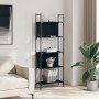 Librería de 5 estantes madera ingeniería negro 60,5x24x166,5 cm de , Librerías y estanterías - Ref: Foro24-838863, Precio: 45...