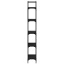Librería de 5 estantes madera ingeniería negro 60,5x24x166,5 cm de , Librerías y estanterías - Ref: Foro24-838863, Precio: 45...