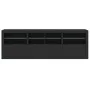 Aparador con luces LED negro 202x37x67 cm de , Aparadores - Ref: Foro24-3209010, Precio: 232,45 €, Descuento: %