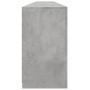Aparador con luces LED gris hormigón 283x37x67 cm de , Aparadores - Ref: Foro24-3209019, Precio: 276,62 €, Descuento: %