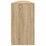 Aparador con luces LED roble Sonoma 283x37x67 cm de , Aparadores - Ref: Foro24-3209025, Precio: 324,97 €, Descuento: %