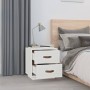 Mesitas de noche 2 uds madera maciza pino blanco 40x34x45 cm de vidaXL, Mesitas de noche - Ref: Foro24-818328, Precio: 87,11 ...