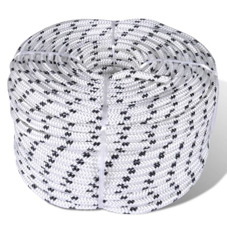 Cuerda trenzada poliéster 6 mm 250 mm blanco de vidaXL, Sogas y cuerdas metálicas - Ref: Foro24-143789, Precio: 56,13 €, Desc...