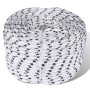Cuerda trenzada poliéster 6 mm 250 mm blanco de vidaXL, Sogas y cuerdas metálicas - Ref: Foro24-143789, Precio: 56,13 €, Desc...
