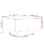Mesa de centro madera de ingeniería negro 55x55x31 cm de , Mesas de centro - Ref: Foro24-836568, Precio: 42,71 €, Descuento: %