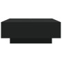 Mesa de centro con luces LED negro 80x80x31 cm de , Mesas de centro - Ref: Foro24-836589, Precio: 76,68 €, Descuento: %