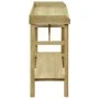 Mesa de jardinera madera de pino impregnada 75x40x90 cm de vidaXL, Soportes para macetas - Ref: Foro24-45302, Precio: 55,68 €...