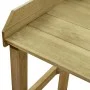 Mesa de jardinera madera de pino impregnada 75x40x90 cm de vidaXL, Soportes para macetas - Ref: Foro24-45302, Precio: 55,68 €...
