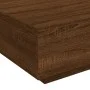 Mesa de centro con luces LED roble marrón 80x80x31 cm de , Mesas de centro - Ref: Foro24-836594, Precio: 71,00 €, Descuento: %