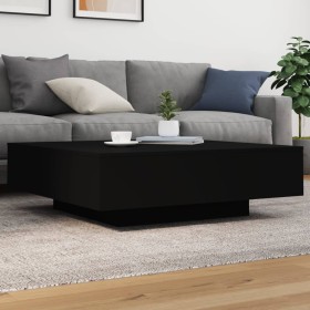 Mesa de centro madera de ingeniería negro 100x100x31 cm de , Mesas de centro - Ref: Foro24-836596, Precio: 101,35 €, Descuent...