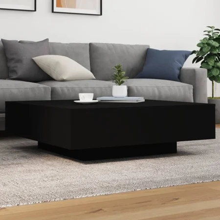 Mesa de centro madera de ingeniería negro 100x100x31 cm by , Coffee table - Ref: Foro24-836596, Price: 98,65 €, Discount: %