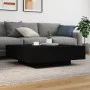 Mesa de centro madera de ingeniería negro 100x100x31 cm by , Coffee table - Ref: Foro24-836596, Price: 98,65 €, Discount: %