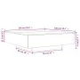 Mesa de centro madera de ingeniería negro 100x100x31 cm by , Coffee table - Ref: Foro24-836596, Price: 98,65 €, Discount: %