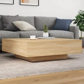 LED-Couchtisch in Sonoma-Eiche mit den Maßen 100x100x31 cm. von , Couchtisch - Ref: Foro24-836604, Preis: 114,22 €, Rabatt: %