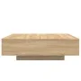 LED-Couchtisch in Sonoma-Eiche mit den Maßen 100x100x31 cm. von , Couchtisch - Ref: Foro24-836604, Preis: 114,22 €, Rabatt: %
