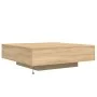 LED-Couchtisch in Sonoma-Eiche mit den Maßen 100x100x31 cm. von , Couchtisch - Ref: Foro24-836604, Preis: 114,22 €, Rabatt: %