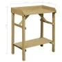 Mesa de jardinera madera de pino impregnada 75x40x90 cm de vidaXL, Soportes para macetas - Ref: Foro24-45302, Precio: 55,68 €...