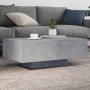 Mesa de centro con luces LED gris hormigón 85x55x31 cm de , Mesas de centro - Ref: Foro24-836612, Precio: 79,64 €, Descuento: %