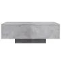 Mesa de centro con luces LED gris hormigón 85x55x31 cm de , Mesas de centro - Ref: Foro24-836612, Precio: 76,06 €, Descuento: %