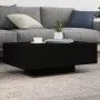 Mesa de centro con luces LED negro 85x55x31 cm de , Mesas de centro - Ref: Foro24-836610, Precio: 68,62 €, Descuento: %