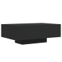 Mesa de centro con luces LED negro 85x55x31 cm de , Mesas de centro - Ref: Foro24-836610, Precio: 69,33 €, Descuento: %