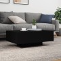 Mesa de centro con luces LED negro 85x55x31 cm de , Mesas de centro - Ref: Foro24-836610, Precio: 69,33 €, Descuento: %