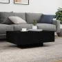 Mesa de centro con luces LED negro 85x55x31 cm de , Mesas de centro - Ref: Foro24-836610, Precio: 68,62 €, Descuento: %
