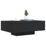 Mesa de centro con luces LED negro 85x55x31 cm de , Mesas de centro - Ref: Foro24-836610, Precio: 68,62 €, Descuento: %