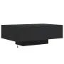 Mesa de centro con luces LED negro 85x55x31 cm de , Mesas de centro - Ref: Foro24-836610, Precio: 68,62 €, Descuento: %