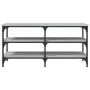 Banco zapatero madera de ingeniería gris Sonoma 100x38,5x49 cm by , Benches for halls and storage - Ref: Foro24-839046, Price...