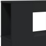 Cabecero con LED madera de ingeniería negro 200x18,5x103,5 cm de , Cabeceros y pies de cama - Ref: Foro24-837366, Precio: 101...