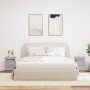 Mesitas de noche con luces LED 2 uds gris Sonoma 35x39x55 cm de , Mesitas de noche - Ref: Foro24-836760, Precio: 108,25 €, De...