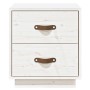 Mesitas de noche 2 uds madera maciza pino blanco 40x34x45 cm de vidaXL, Mesitas de noche - Ref: Foro24-818328, Precio: 87,11 ...