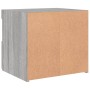 Mesitas de noche con luces LED 2 uds gris Sonoma 50x40x45 cm de , Mesitas de noche - Ref: Foro24-836774, Precio: 86,21 €, Des...